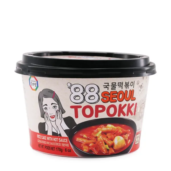 88 Seoul topokki rice cake with hot sauce