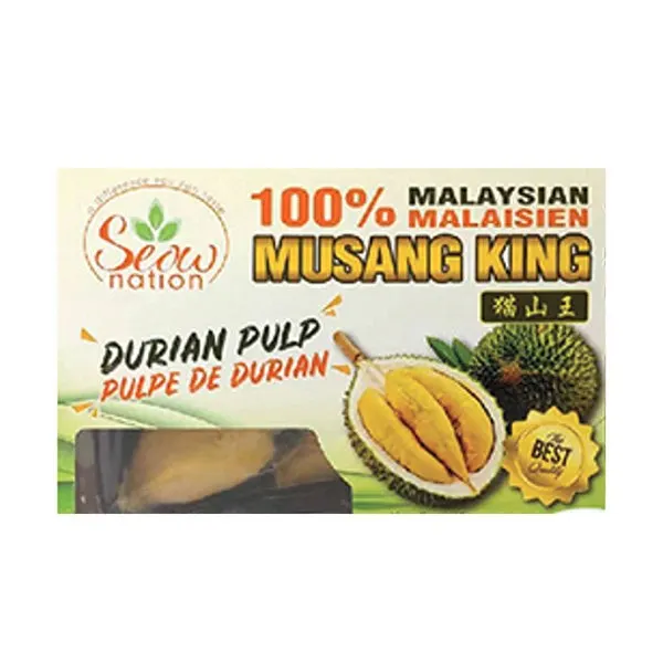100% Malaysian Musang King durian pulp
