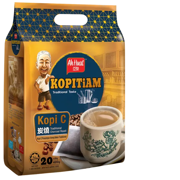 AH huat kopitiam kopic traditional charcoal roast coffee