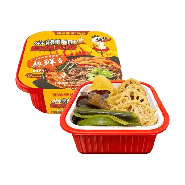 曹氏麻辣素毛肚自热火锅