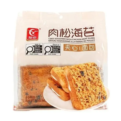 友臣肉松海苔夹心面包