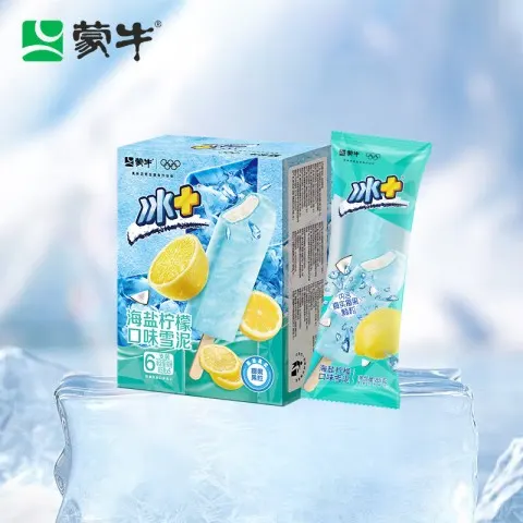 Monmilk ice+sea salt lemon flavoured ice bar