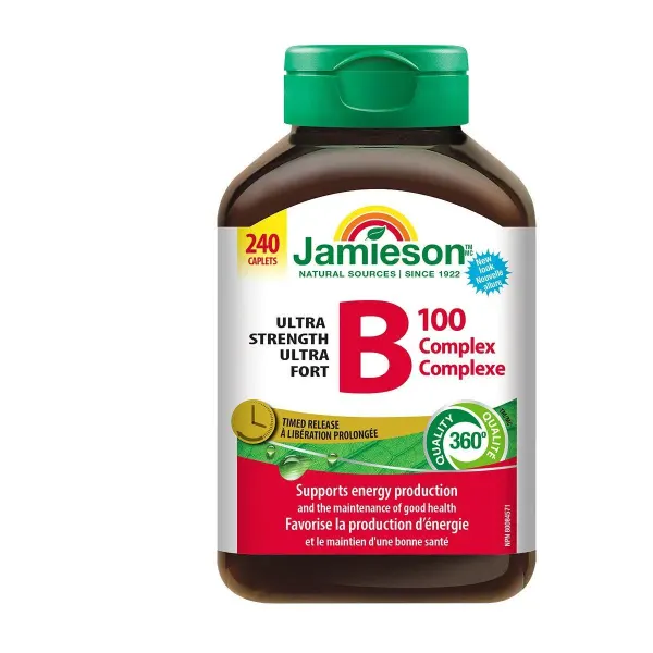Jamieson Ultra Strength B100 Complex Caplets