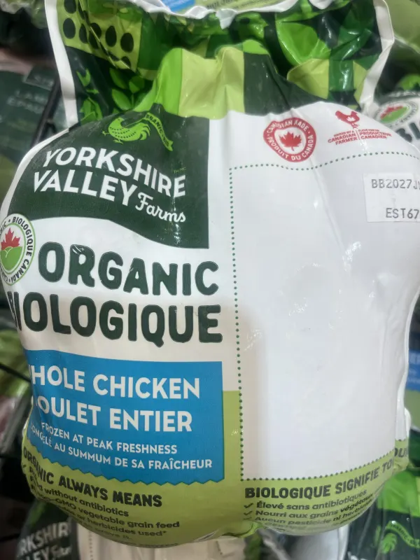 YORKSHIRE VALLEY FARMS 有机嫩鸡 (包装)