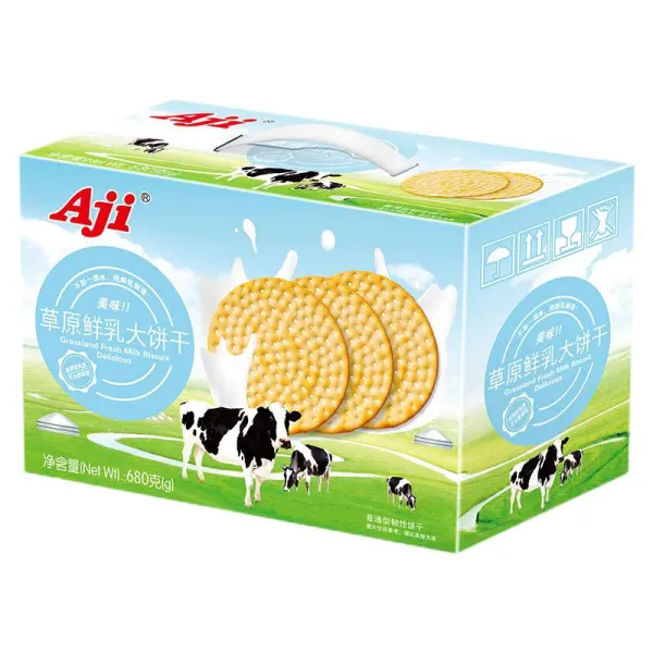 AJI grassland fresh milk big biscuits