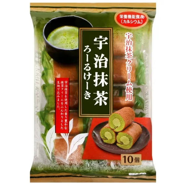 Yamaguchi matcha cream roll cake