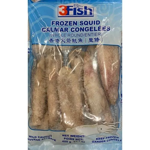 3Fish Frozen Squid 香港火箭鱿鱼 (整条)