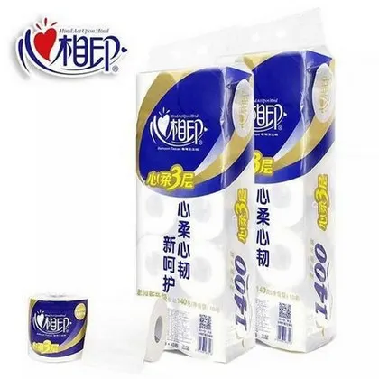 Blue+white Three Layers Toilet Paper 140gblue