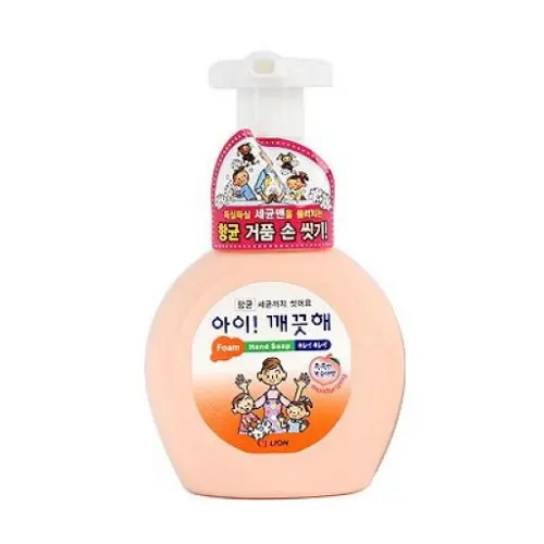 Lion King Kirei Kirei Antibacterial Effect 99.9% Foam Cleansing Hand Soap Peach Flavor