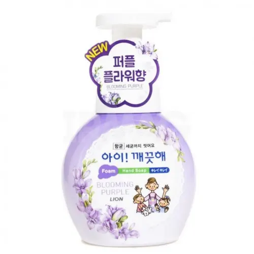 Lion King Kirei Kirei Family Foaming Cleansing Hand Wash Rose Violet Purple