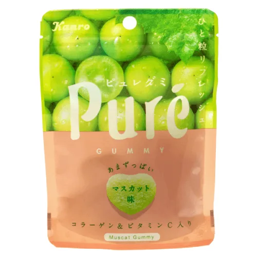 Kanro Pure Green Grape Gummy