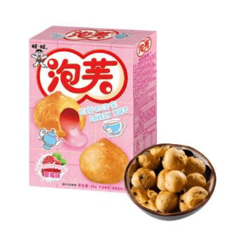 旺旺 草莓味泡芙