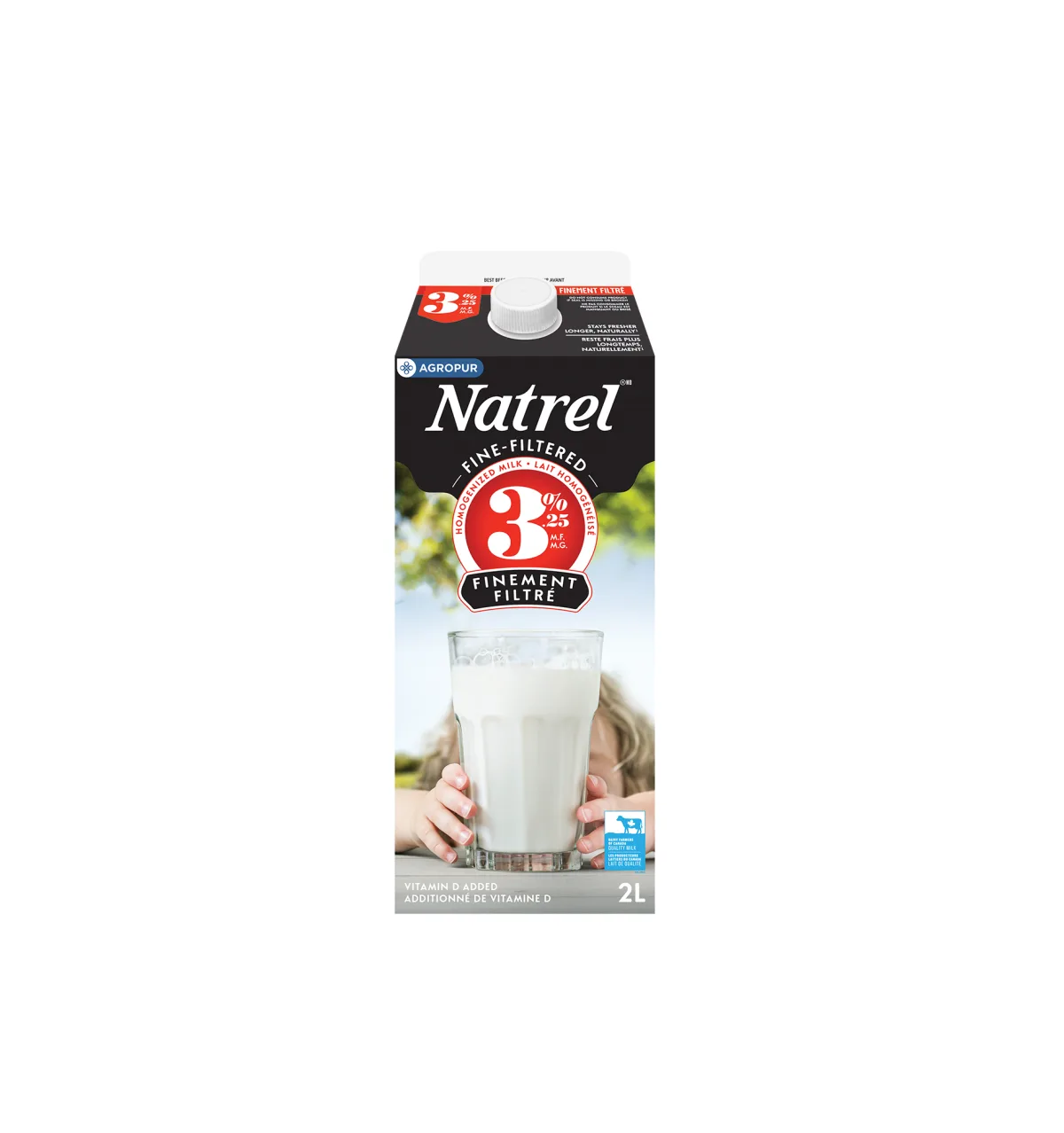 NATREL盒裝牛奶 3.25%