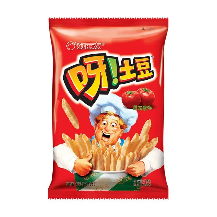 好麗友呀土豆薯片（番茄醬味）
