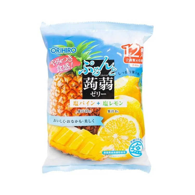 ORIHIRO konjac jelly (Salted Pineapple and Lemon Flavour)