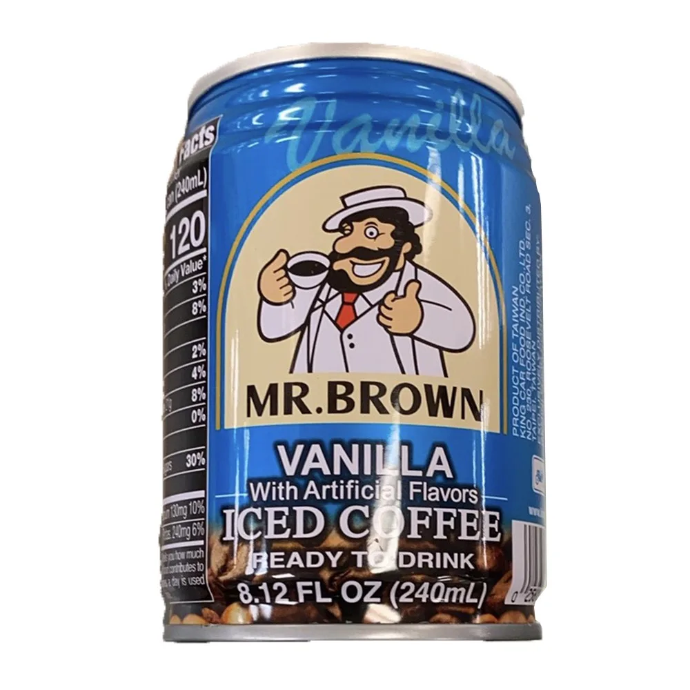 Mr Brown vanilla flavor iced coffee