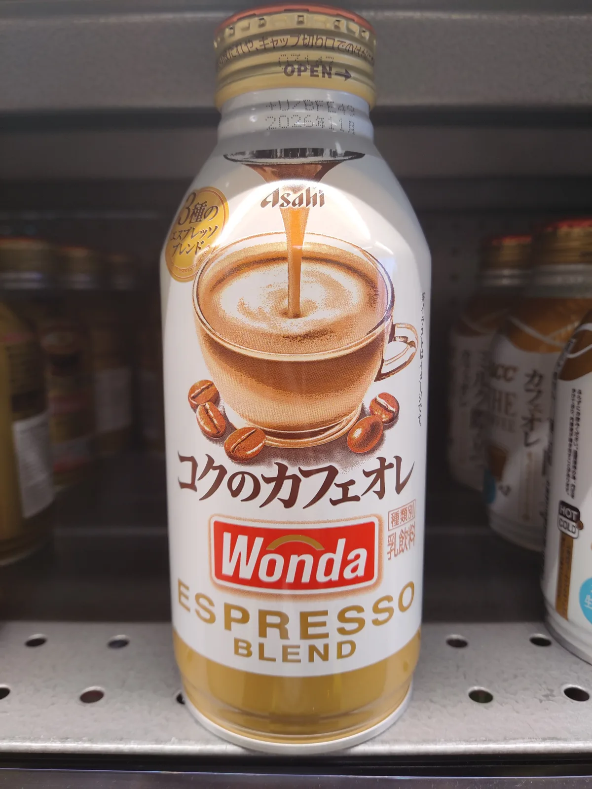朝日極濃牛奶咖啡