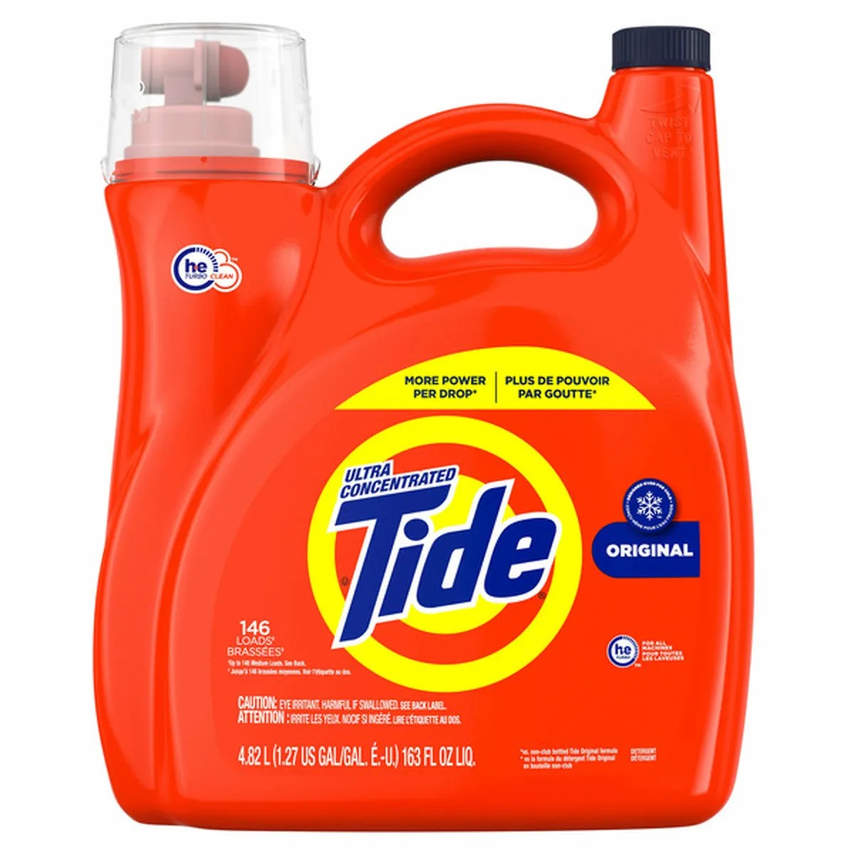 4.82l Big Bucket Tide original laundry Liquid