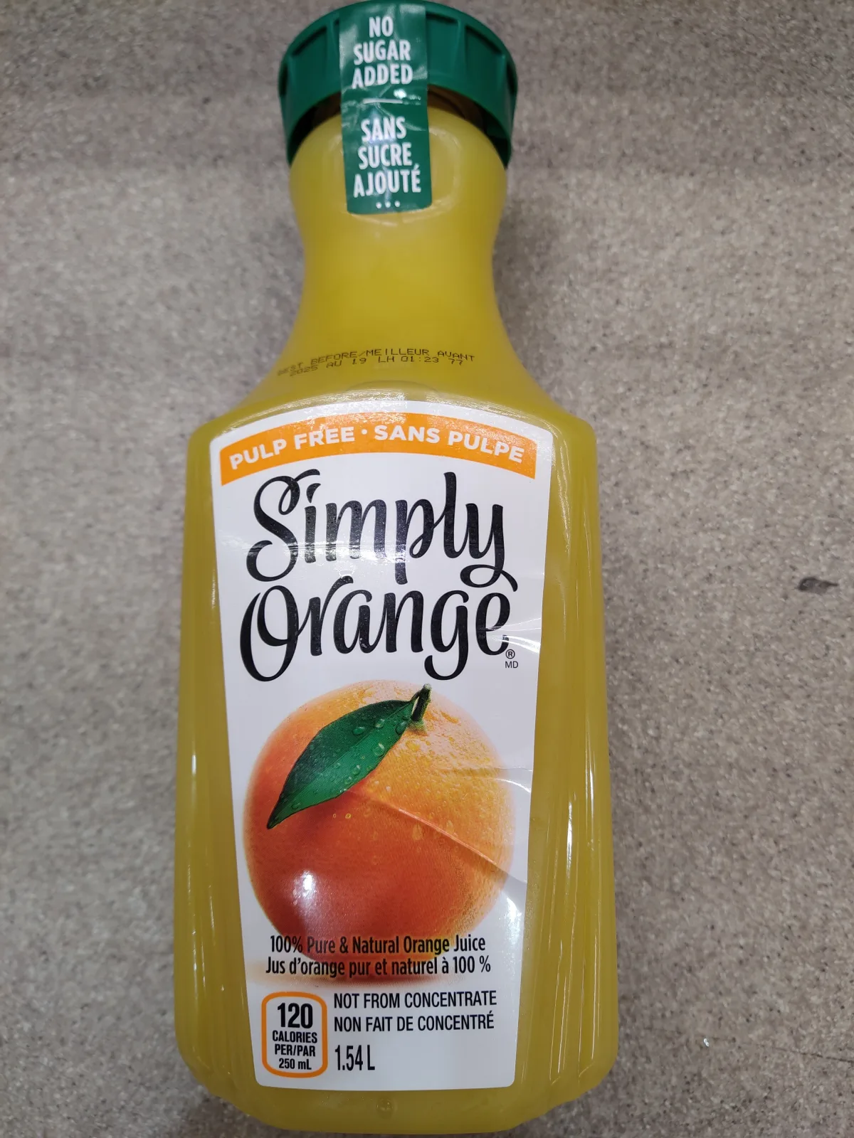 橙汁（無渣）