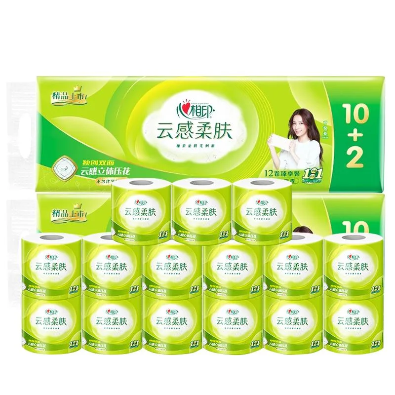 心相印 云感柔肤 家用柔韧卫生纸