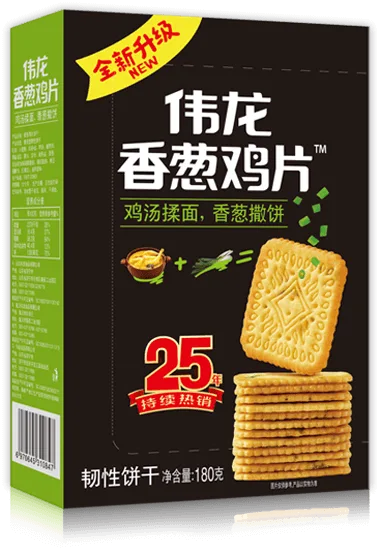 Weilong Biscuits (green Onion & Chicken Flavor)