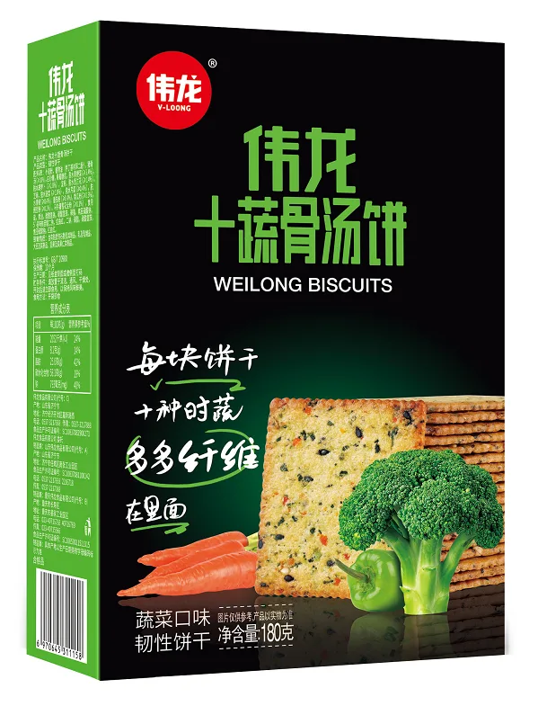 Weilong Biscuits (Vegetables Mixed Flavor)