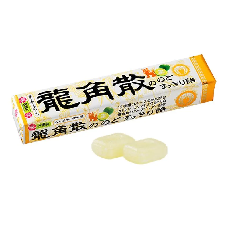 Long Jiao San Chinese Medicine Cooling Throat Lozenges Lime