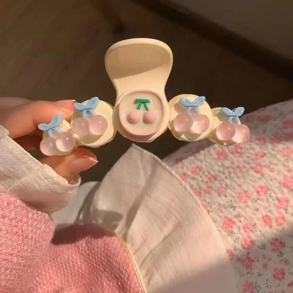 Cherry Decor Hair Claw