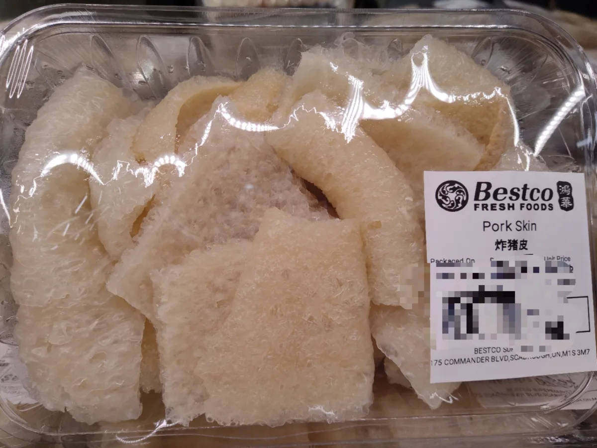 新鮮炸豬皮（盒）