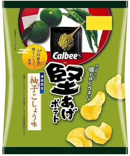 卡樂比堅脆薯片（柚子胡椒味）