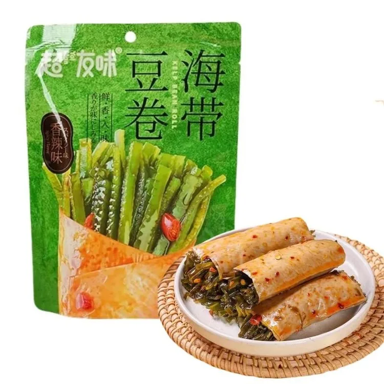Yo man spicy flavor kelp bean rolls