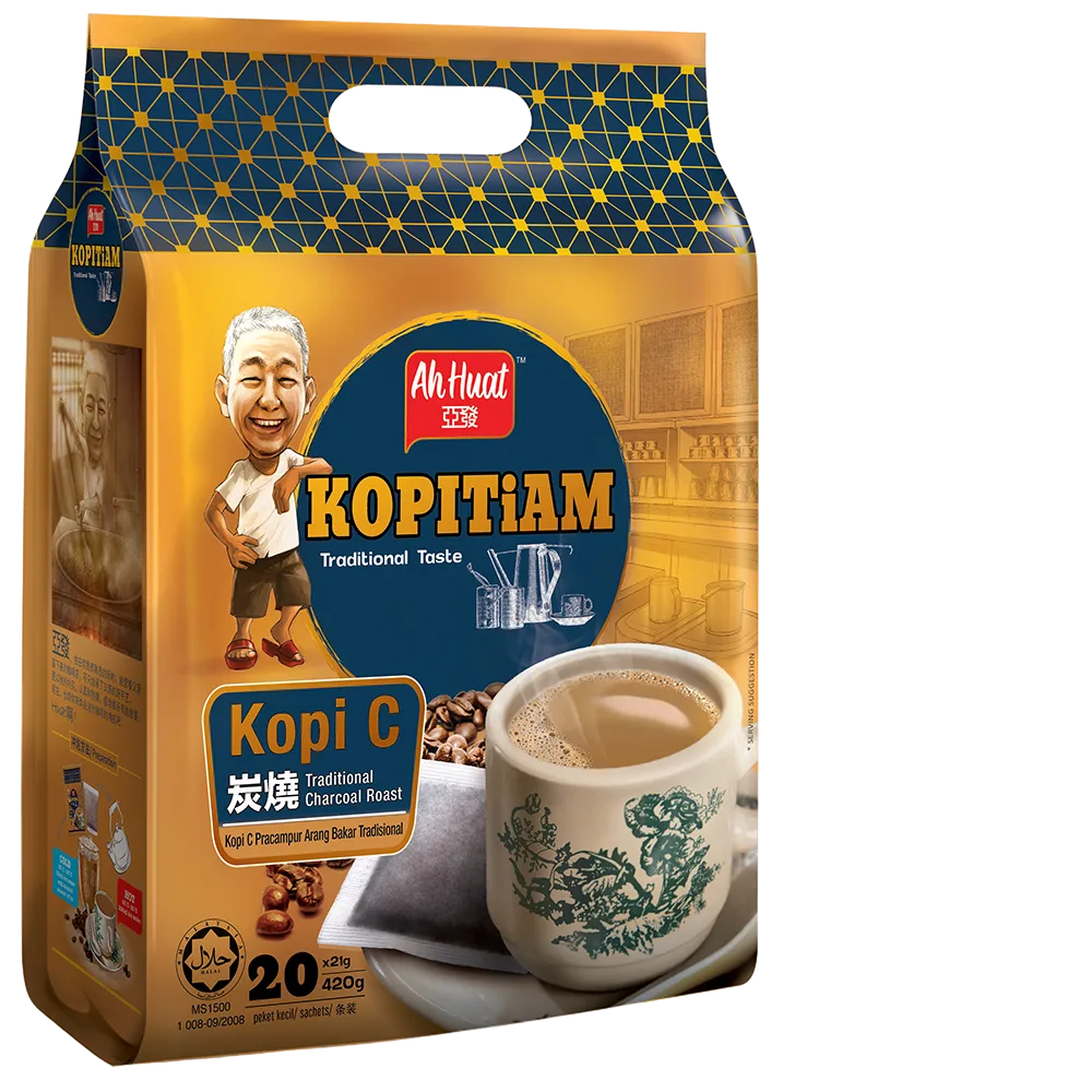 AH huat kopitiam kopic traditional charcoal roast coffee