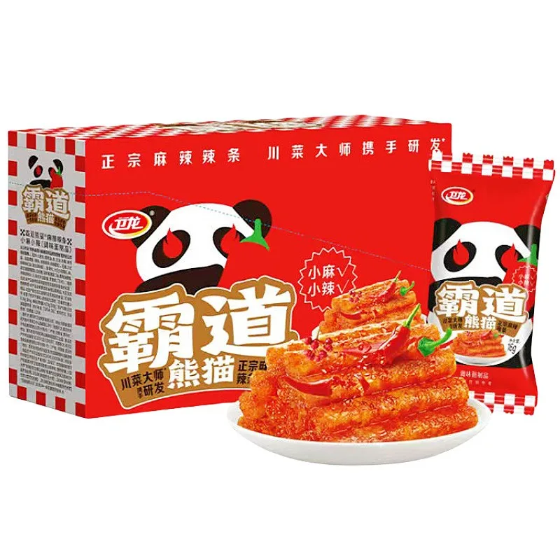 weilong panda spicy gluten strips (mild)