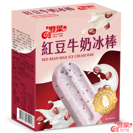 雙葉紅豆牛奶冰棒