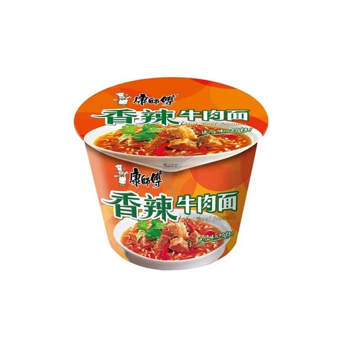 康師傅經典香辣牛肉面杯面