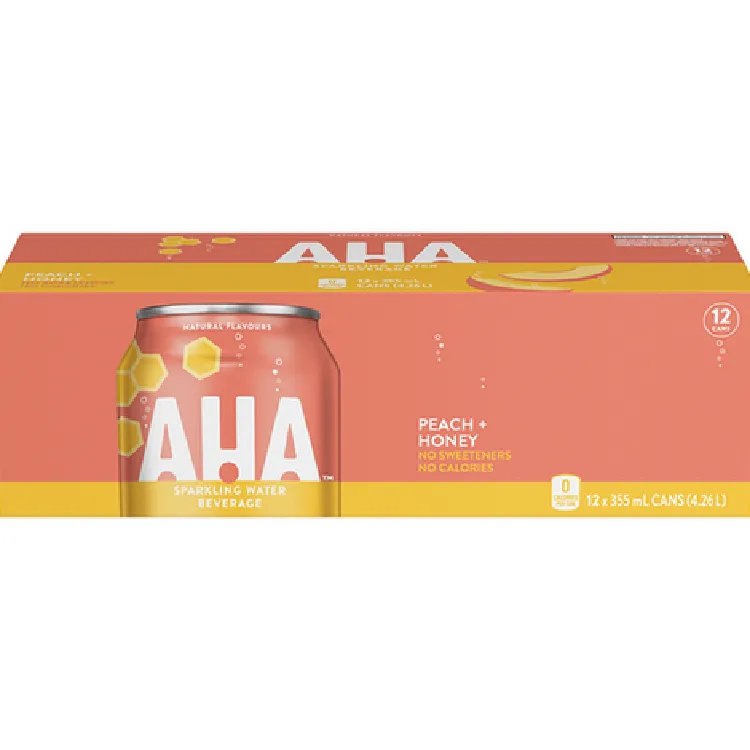 可口可樂 AHA Sparkling 桃子蜂蜜味氣泡水