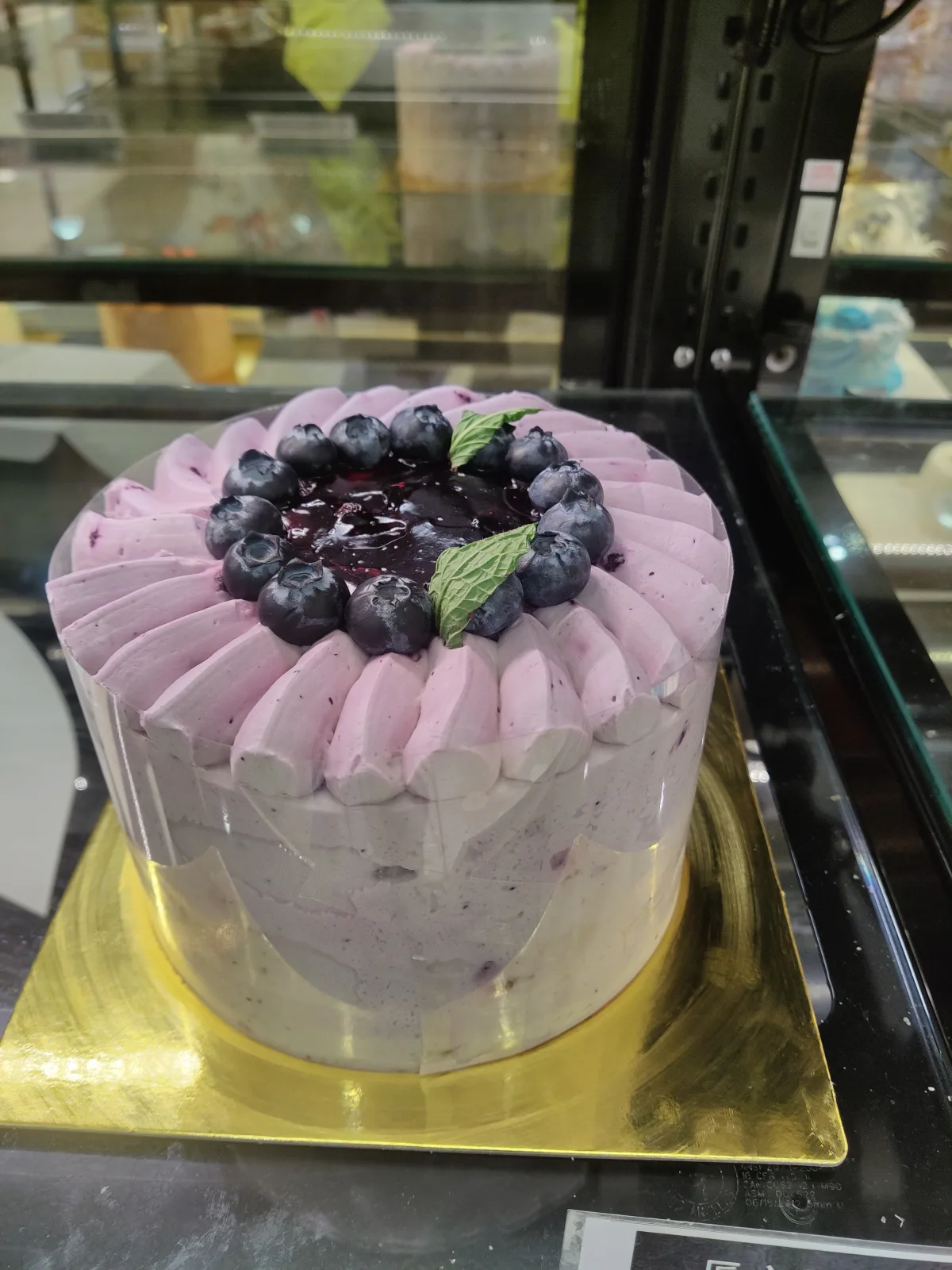 藍莓蛋糕（動物奶油）