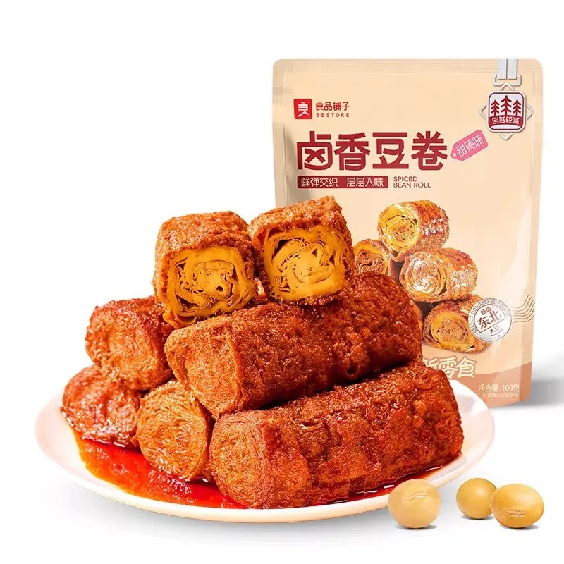 良品铺子卤香豆卷（甜辣味）