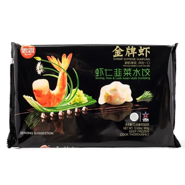 思念金牌蝦仁韭菜水餃