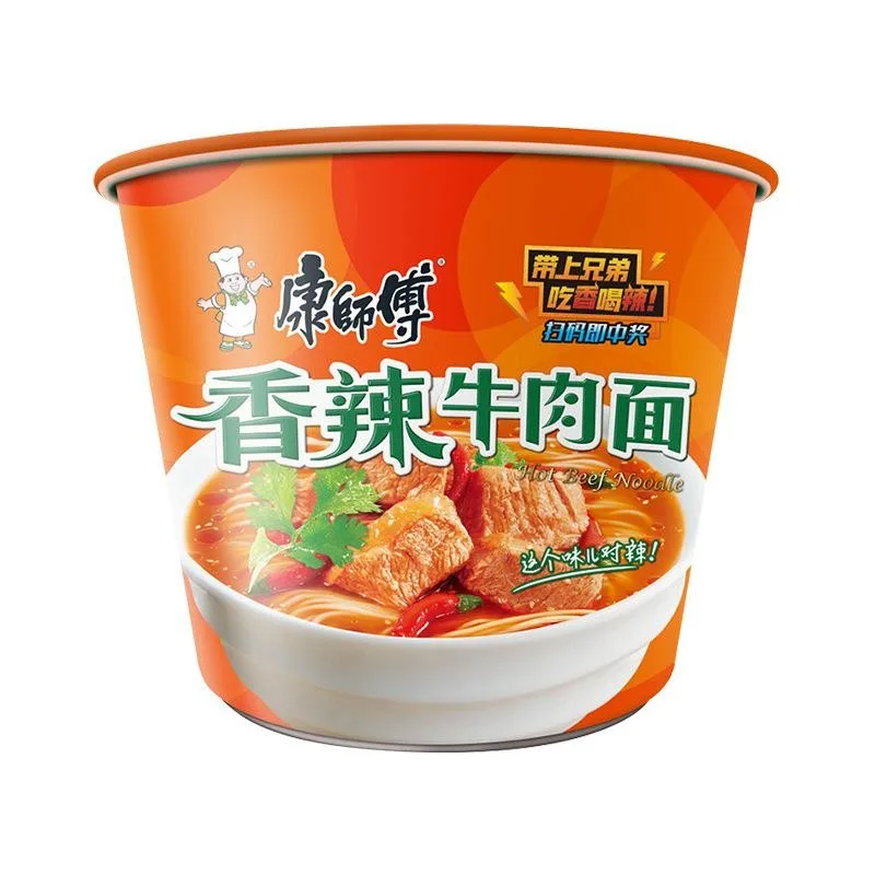 康师傅  香辣牛肉面 【桶装】