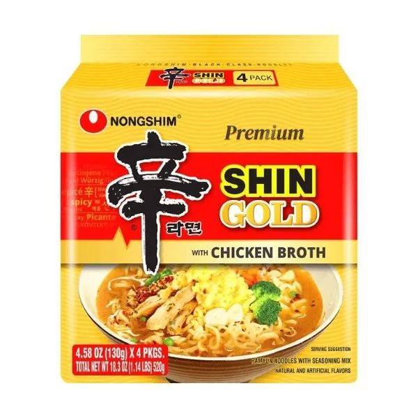 农心辛黄金鸡汤味拉面