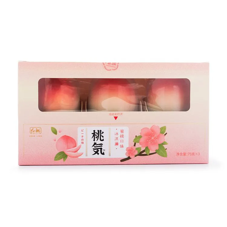 紅祺桃氣蜜桃口味冰淇淋