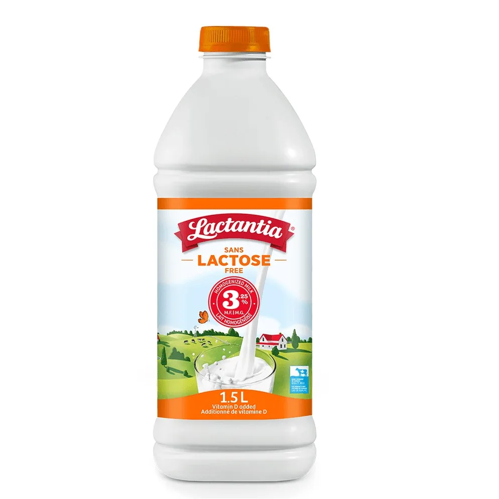 lactantia 3.25% lactose Free homogenized Milk