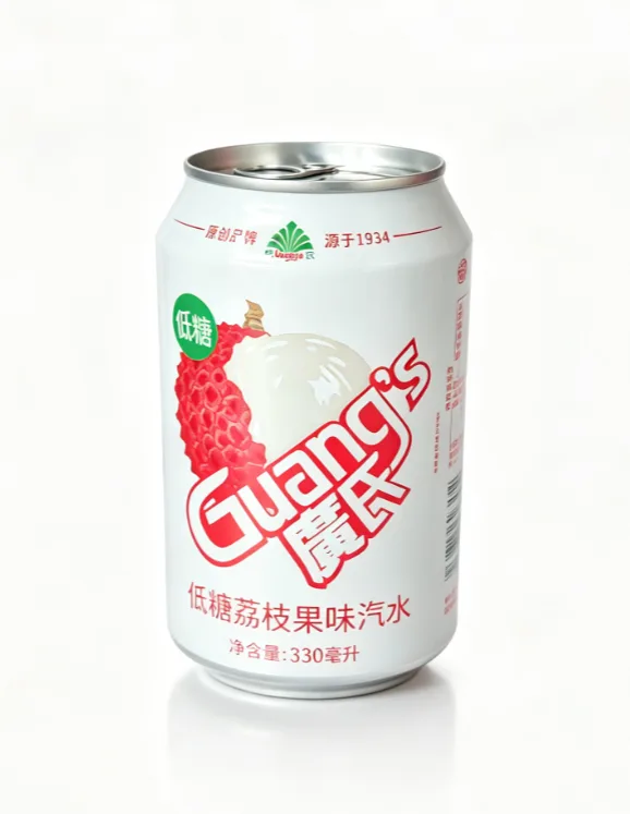 廣氏低糖荔枝果味汽水