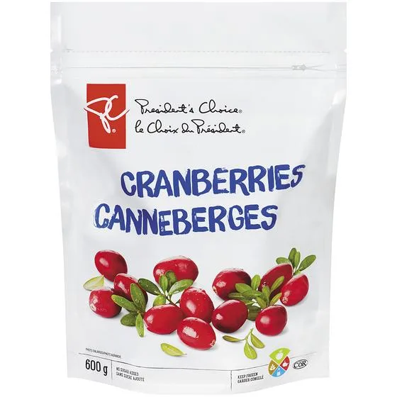 President Choice Cranberry (frozen)