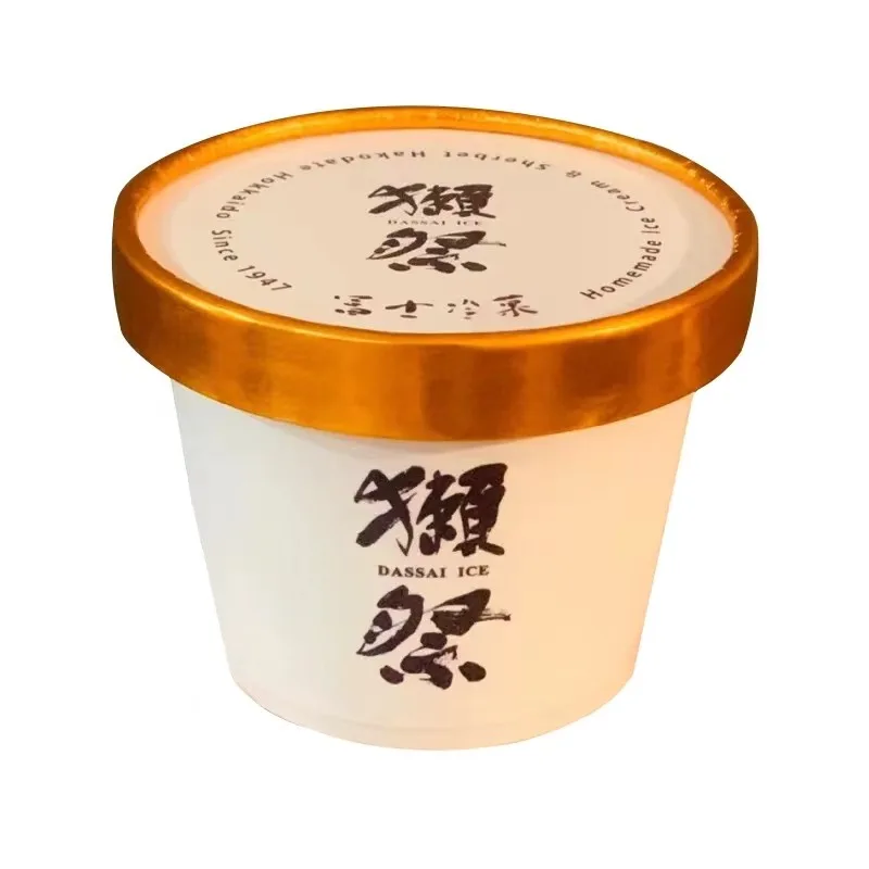 Dassai hojicha ice cream