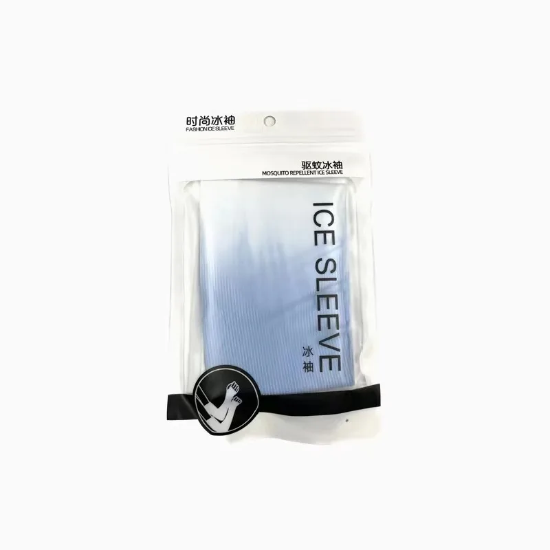 ICE sleeve/cooling sun protection arm sleeves(white and blue)