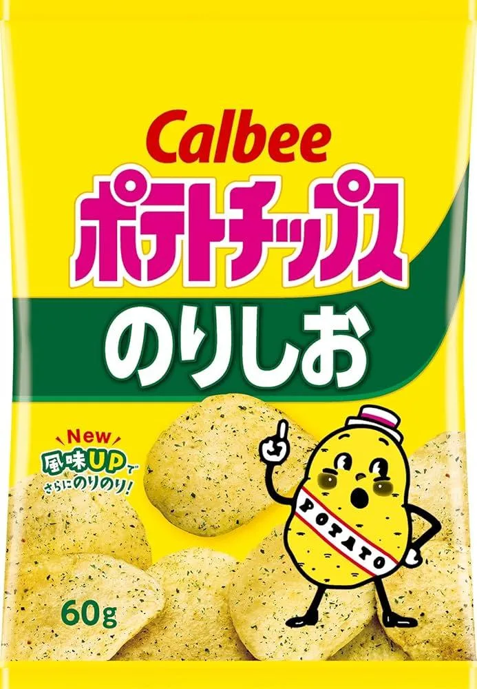 Calbee Nori Potato Chips Seaweed Flavor