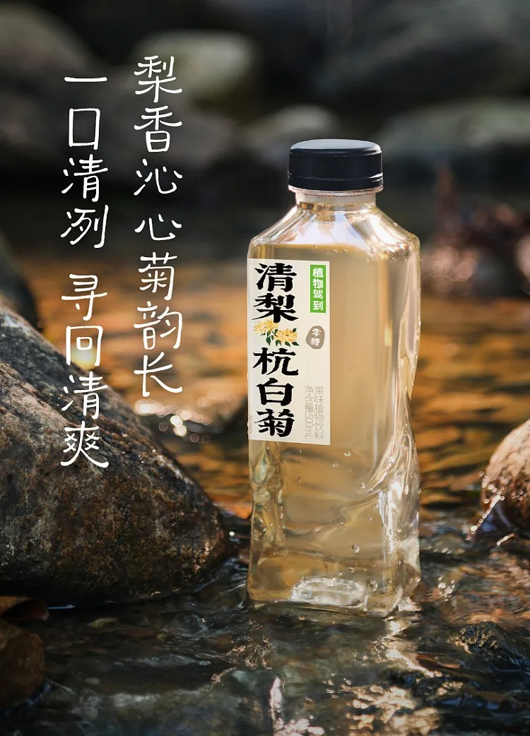 植物駕到果味飲料（清梨杭白菊）