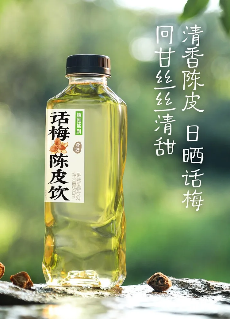 植物駕到果味飲料（話梅陳皮）